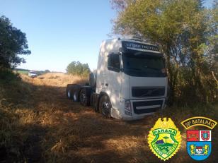 PM apreende porções de cocaína e recupera um caminhão nos Campos Gerais
