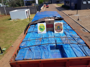 Carga de R$ 1 milhão de cigarros contrabandeados é apreendido pelo BPFRON em Terra Roxa