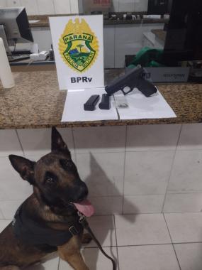 BPRv encaminha homem por porte ilegal de arma de fogo e apreende 30 munições em Morretes (PR)