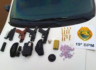 PM prende nove pessoas e apreendem três armas de fogo em Toledo (PR)