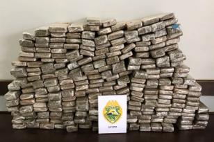 Mais de 180 quilos de maconha foram apreendidos pela polícia em Guarapuava