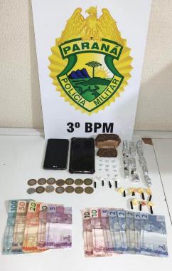 Policiais militares apreendem drogas durante abordagens em Itapejara D’Oeste e Pato Branco