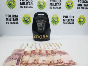 Traficante é preso pela PM em flagrante em Maringá (PR)