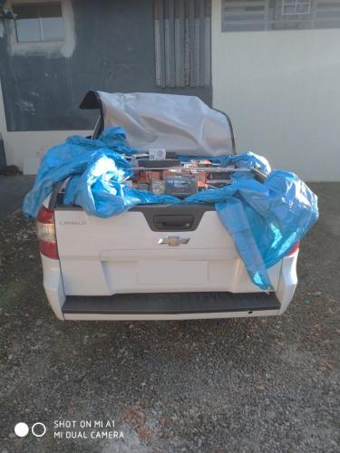 PM apreende veículo carregado com produtos do Paraguai, em Diamante D’Oeste (PR)