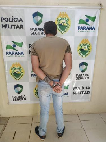 PM de Cianorte encaminha homem com Mandado de Prisão, no Noroeste do Paraná