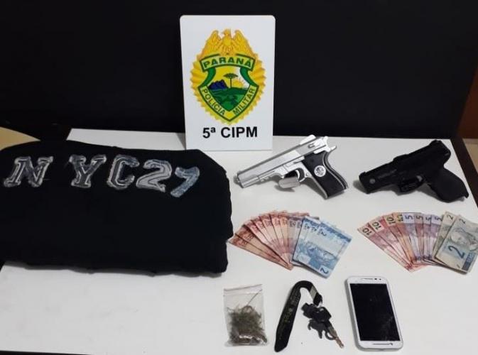 Casal é preso pouco depois de praticar roubo a posto de combustível, em Cianorte (PR)
