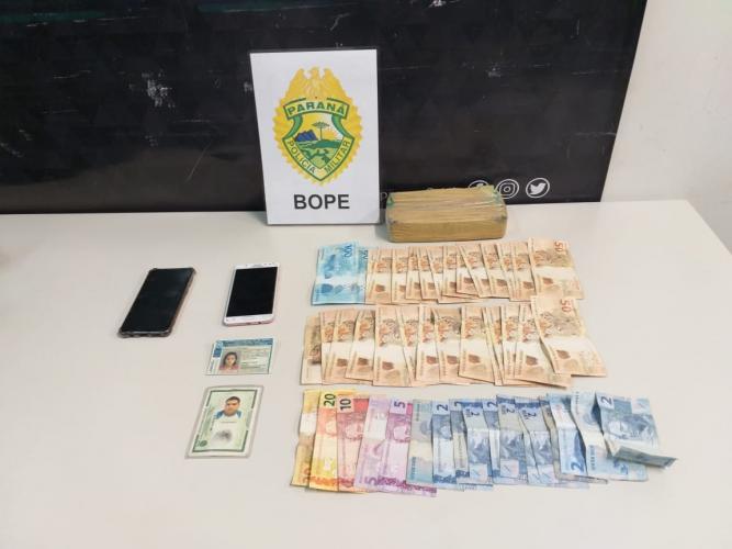BOPE apreende um quilo de crack durante abordagem na região Sul de Curitiba