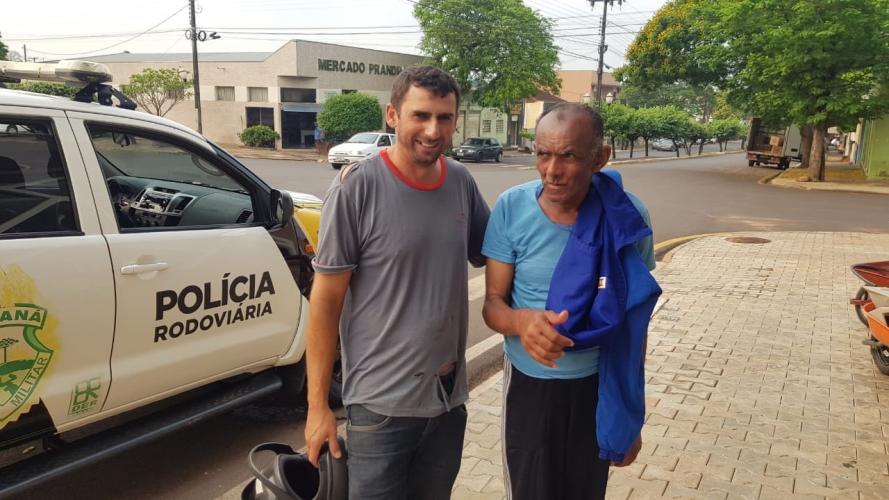 Homem que estava perdido na PR 323 é encontrado pelo BPRv no Oeste do estado