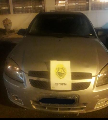 Veículo furtado em Palmeira