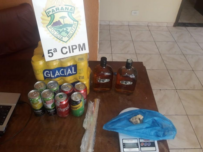 Após abordagem, dois homens são presos pela PM em São Tomé (PR)