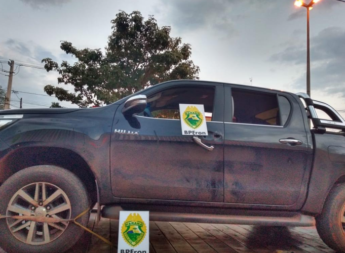 BPFron recupera veículo furtado e prende dois homens em Guaíra (PR)