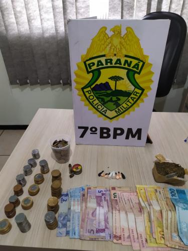 PM prende quatro pessoas e apreende drogas e dinheiro durante o cumprimento de Mandados Judiciais no Noroeste do estado