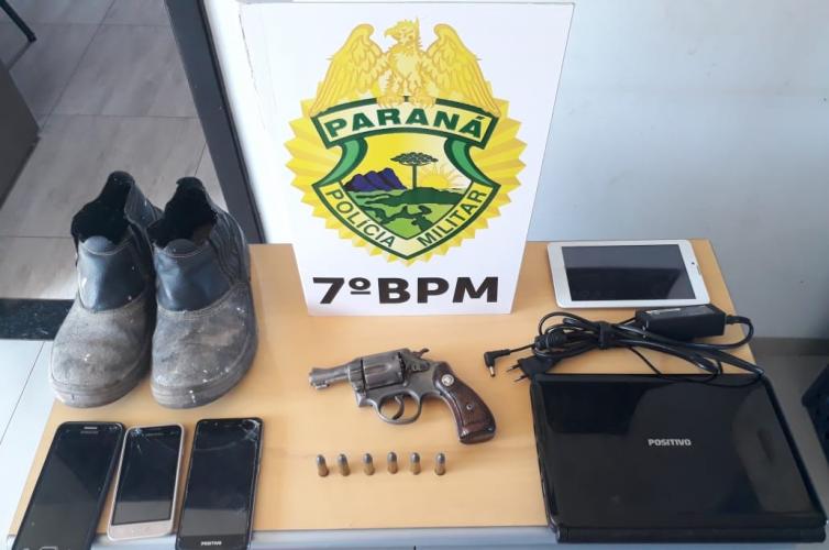 PM apreende arma e faz prisão de homem em Goioerê (PR)