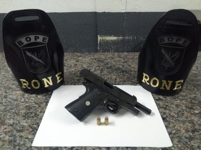 Operação “Em Frente Brasil” em São José dos Pinhais fecha com apreensão de uma pistola e duas prisões