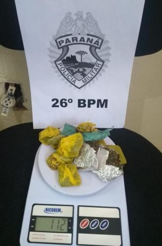 PM apreende adolescente por tráfico de drogas em Reserva (PR), nos Campos Gerais