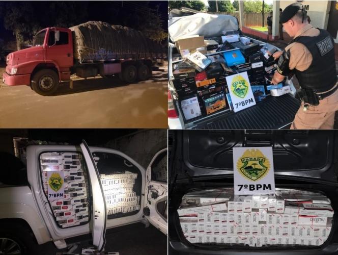 Batalhão da PM apreende 22 veículos com objetos contrabandeados nos últimos sete meses