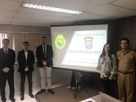 A Corregedoria-Geral recebe visita de Analista do Escritório das Nações Unidas sobre Drogas e Crime (UNODC).