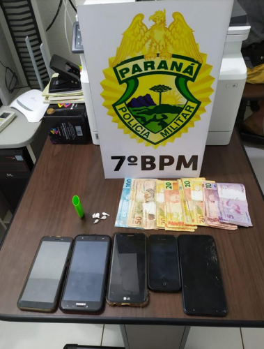 Policiais militares apreendem arma e drogas durante final de semana em Cruzeiro do Oeste e Tuneiras do Oeste