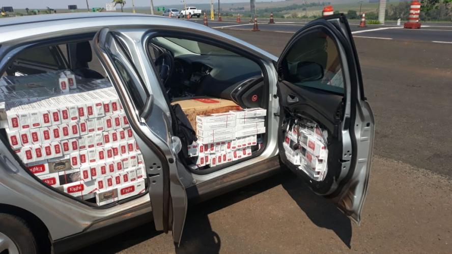 BPRv apreende cigarros contrabandeados no município de Floresta, no Noroeste do estado