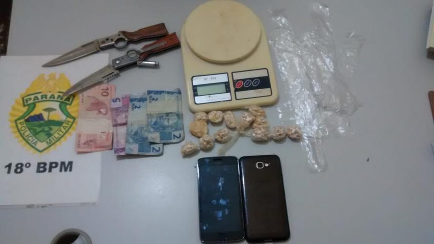 Quatro pessoas são encaminhadas em São Sebastião da Amoreira (PR) por envolvimento com tráfico de drogas