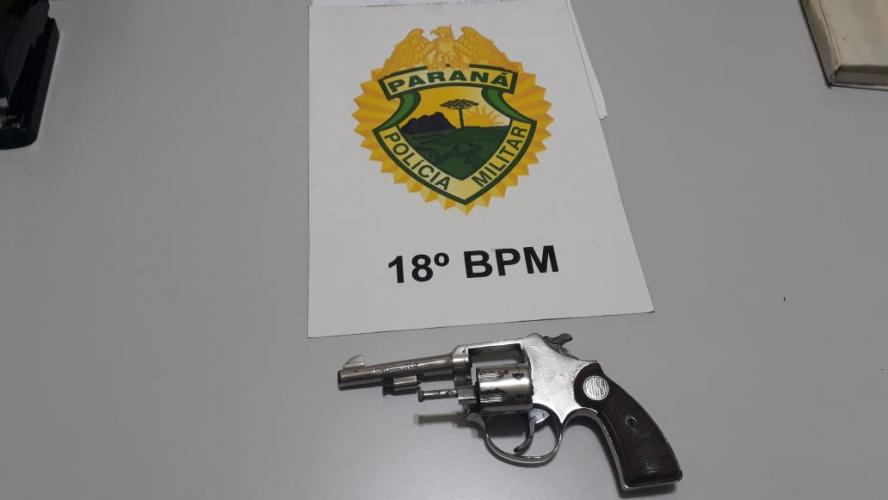 Homem é preso pela PM com arma de fogo em São Jerônimo da Serra (PR)
