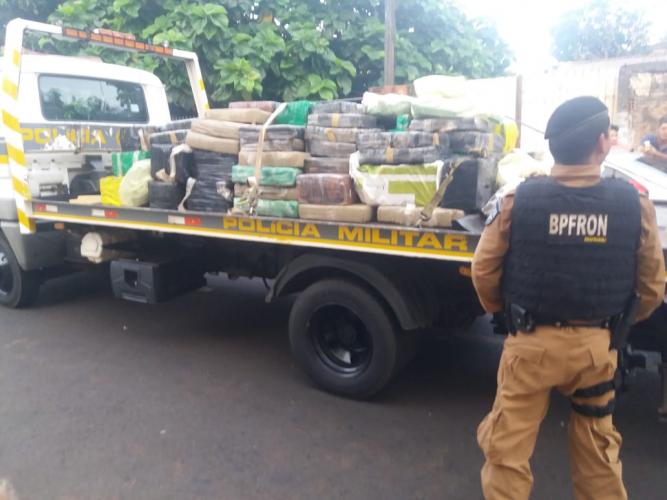 BPFron apreende mais de três toneladas de maconha durante a Operação Hórus em Foz do Iguaçu (PR)