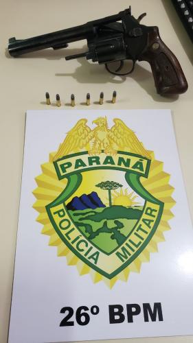 PM prende homem por porte ilegal de arma de fogo em Reserva (PR)