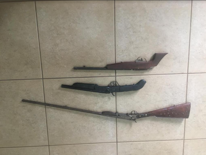 Três espingardas são apreendidas por policiais militares no Norte do estado