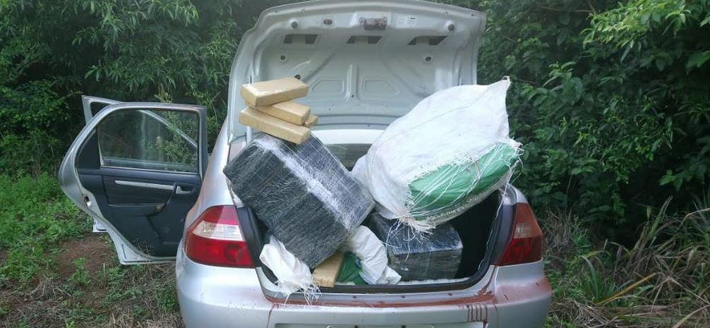 Aproximadamente 132 quilos de maconha são apreendidos pela PM em Quatros Pontes, no Oeste do estado