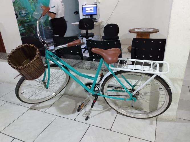 Bicicleta furtada é recuperada pela PM em Pontal do Paraná, no litoral do estado