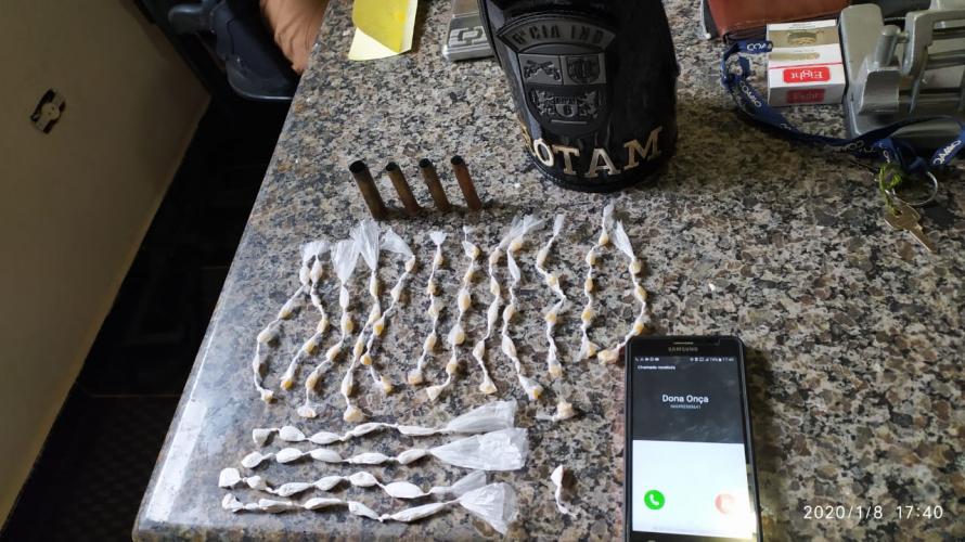 Após denúncia, homem é preso por envolvimento com o tráfico de drogas em São João do ivaí (PR)