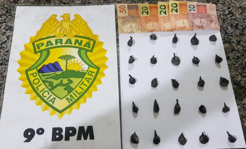 PM prende dupla e apreende cocaína em Morretes, no Litoral do estado