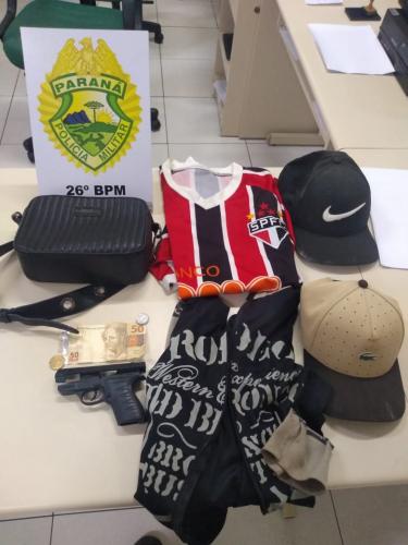 Dois adolescentes são apreendidos pela PM por envolvimento com roubo, em Telêmaco Borba (PR)