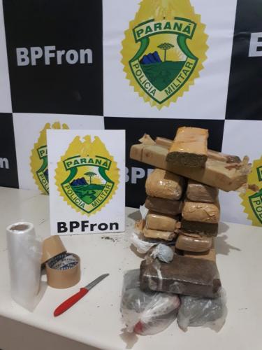 Equipes do BPFron apreendem mais de 11 quilos de maconha e pedras de crack no Oeste do estado