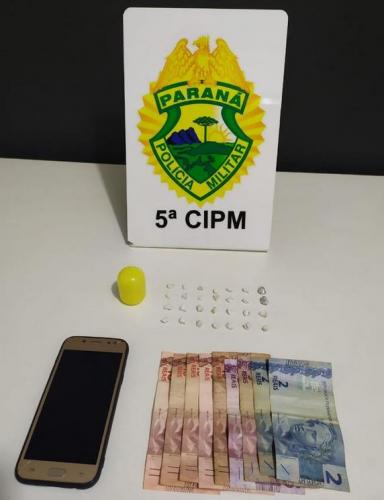 Dois adolescentes são encaminhados pela PM por tráfico de drogas em Cianorte (PR)
