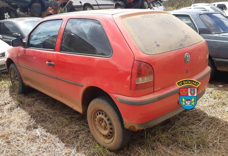 26º Batalhão recupera carro roubado em Ortigueira, no interior do estado