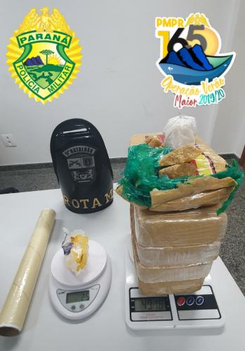 Quase cinco quilos de crack são apreendidos pela PM em Paranaguá, no Litoral