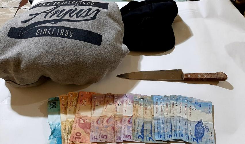 Logo após roubar farmácia, homem é preso pela PM no Norte Pioneiro