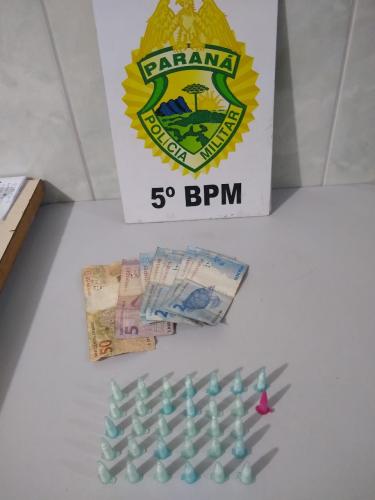 Polícia Militar apreende drogas e arma de fogo durante o atendimento de ocorrências no final de semana no Norte do estado