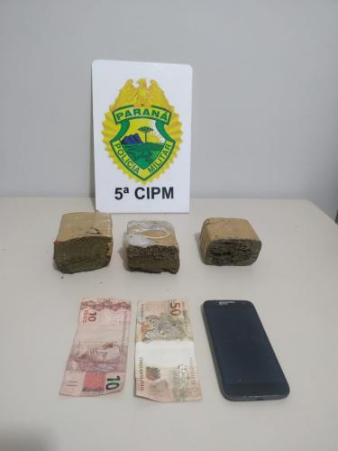 PM prende homem e apreende mais de 700 gramas de maconha no Noroeste do estado
