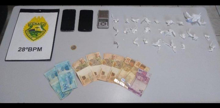 PM da Lapa prende homens e apreende cocaína no Sudeste do estado