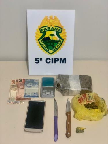 PM de Cianorte apreende maconha e encaminha duas mulheres no Noroeste do estado