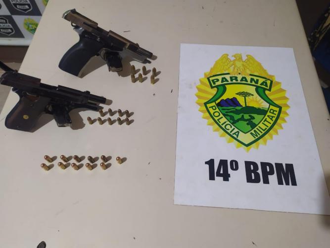 Carro blindado e pistolas são apreendidas pela PM em Foz do Iguaçu (PR)