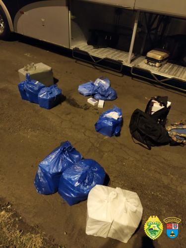 Policiais militares rodoviários apreendem 156 quilos de maconha e produtos contrabandeados durante o feriado de Tiradentes