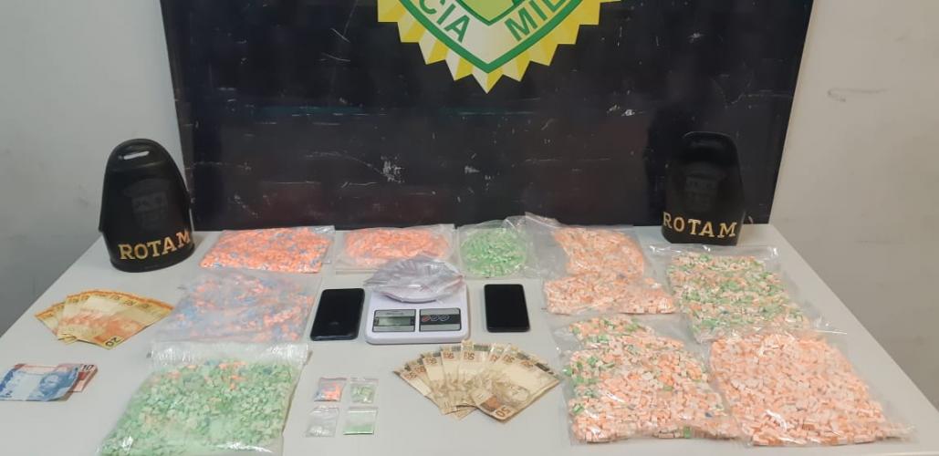 ROTAM apreende 7 mil comprimidos de ecstasy no Cajuru, em Curitiba