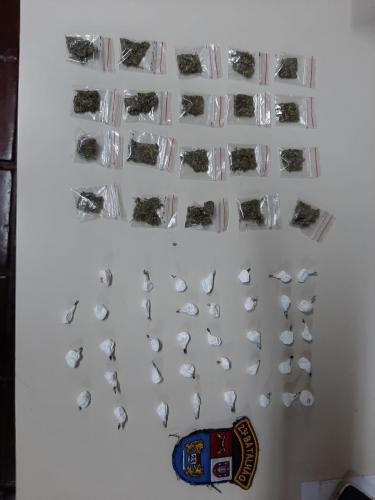 Cocaína e maconha são apreendidos pela PM na CIC, em Curitiba