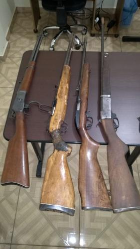 Envolvidos com caça ilegal, três homens são presos por posse de diversas armas de fogo em Quinta do Sol (PR)