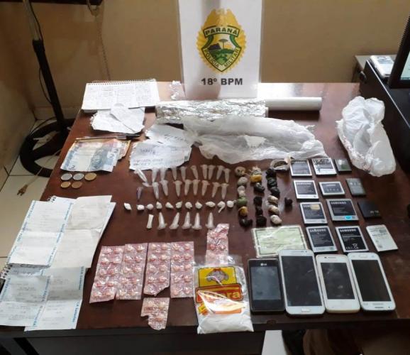 PM prende mulher e apreende 38 porções de drogas após denúncia no Norte do estado