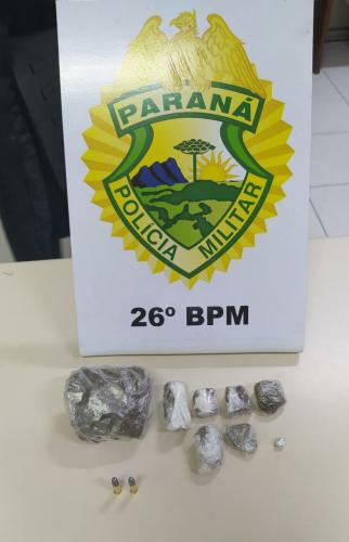 Adulto e adolescente são encaminhados e drogas apreendidas nos Campos Gerais