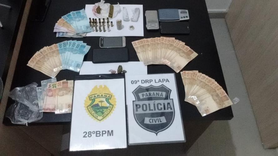 Na Lapa, PM e Polícia Civil prendem seis pessoas e apreendem seis armas de fogo durante cumprimento de Mandado Judicial